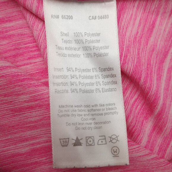 Asics Ladies Size Small Hot Pink Long Sleeves Round Neck & Hem Active Top - Picture 5 of 11